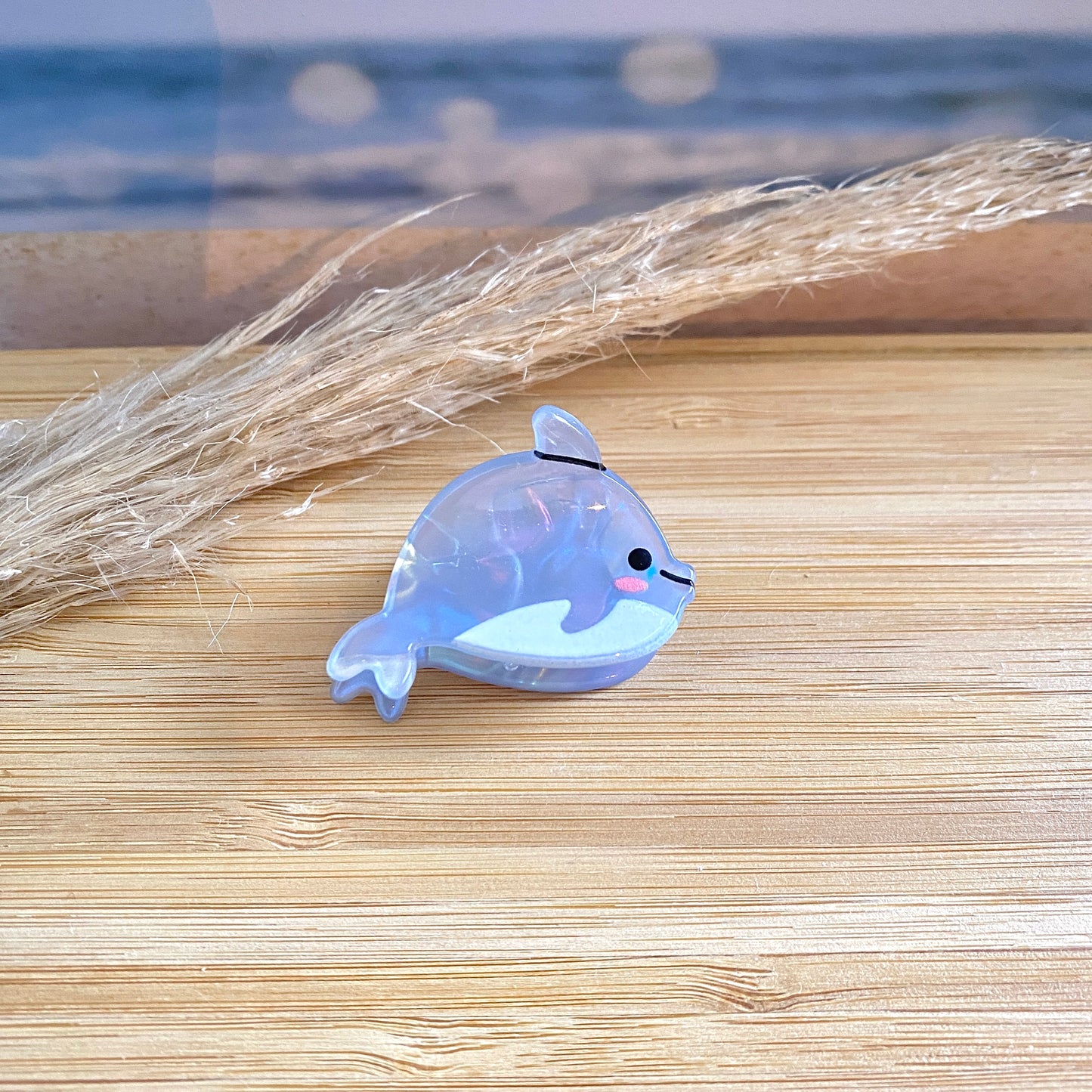 Haarklammer klein -Delfin 2-