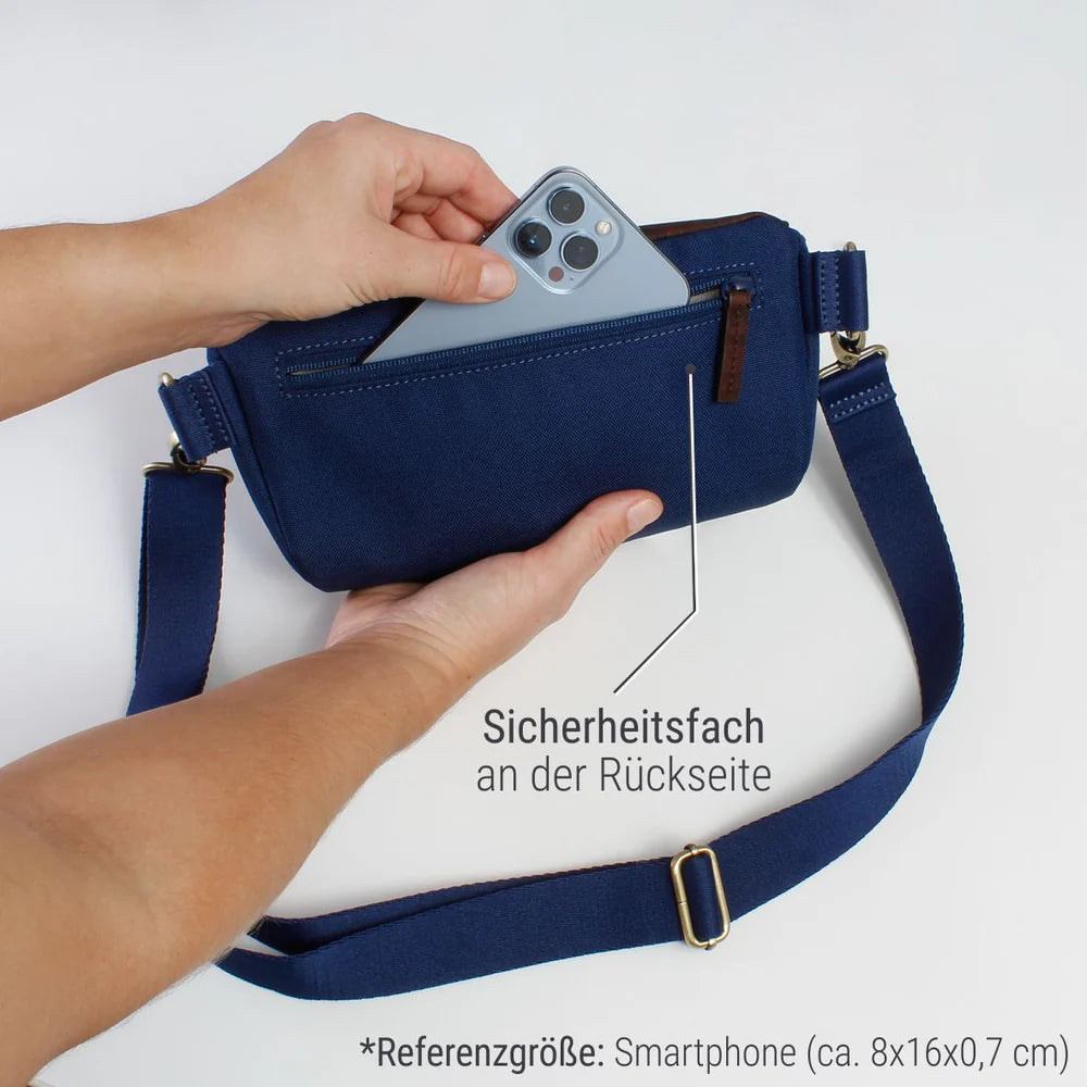 Bauchtasche Sperling Casual *Blau/Kork Braun*