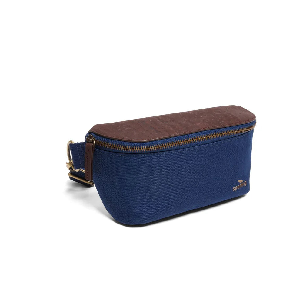 Bauchtasche Sperling Casual *Blau/Kork Braun*