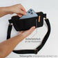 Bauchtasche Sperling Casual *Schwarz/Kork Hellbraun*