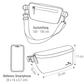 Bauchtasche Sperling Casual *Bordeaux/Kork Hellbraun*