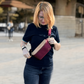 Bauchtasche Sperling Casual *Bordeaux/Kork Braun*
