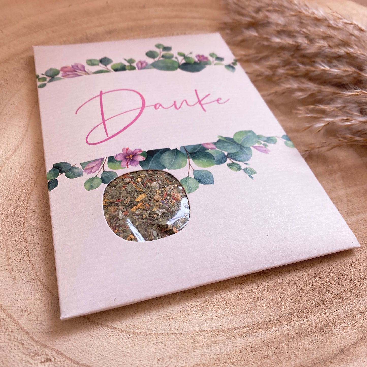 Gewürz Grußkarte -Danke-