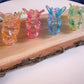 Haarklammer Flower -3er Verlauf-