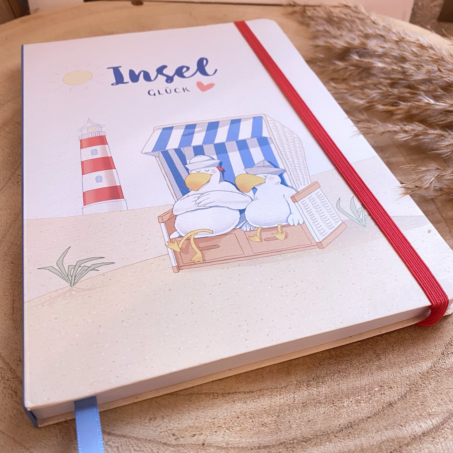 Notizbuch A5 -Insel Glück-