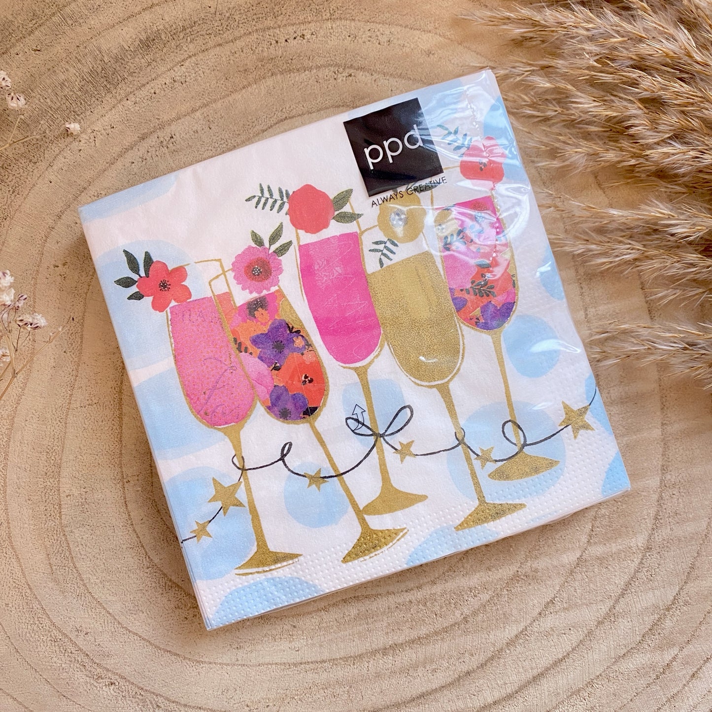 Servietten 25x25 cm -Happy Drinks-