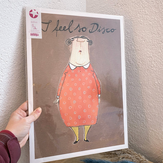 Kunstdruck A3 -I feel so Disco-