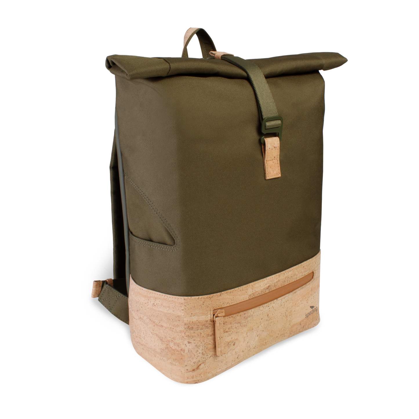 Rucksack Sperling Rolltop Daily *Kiwi/Kork Hellbraun*