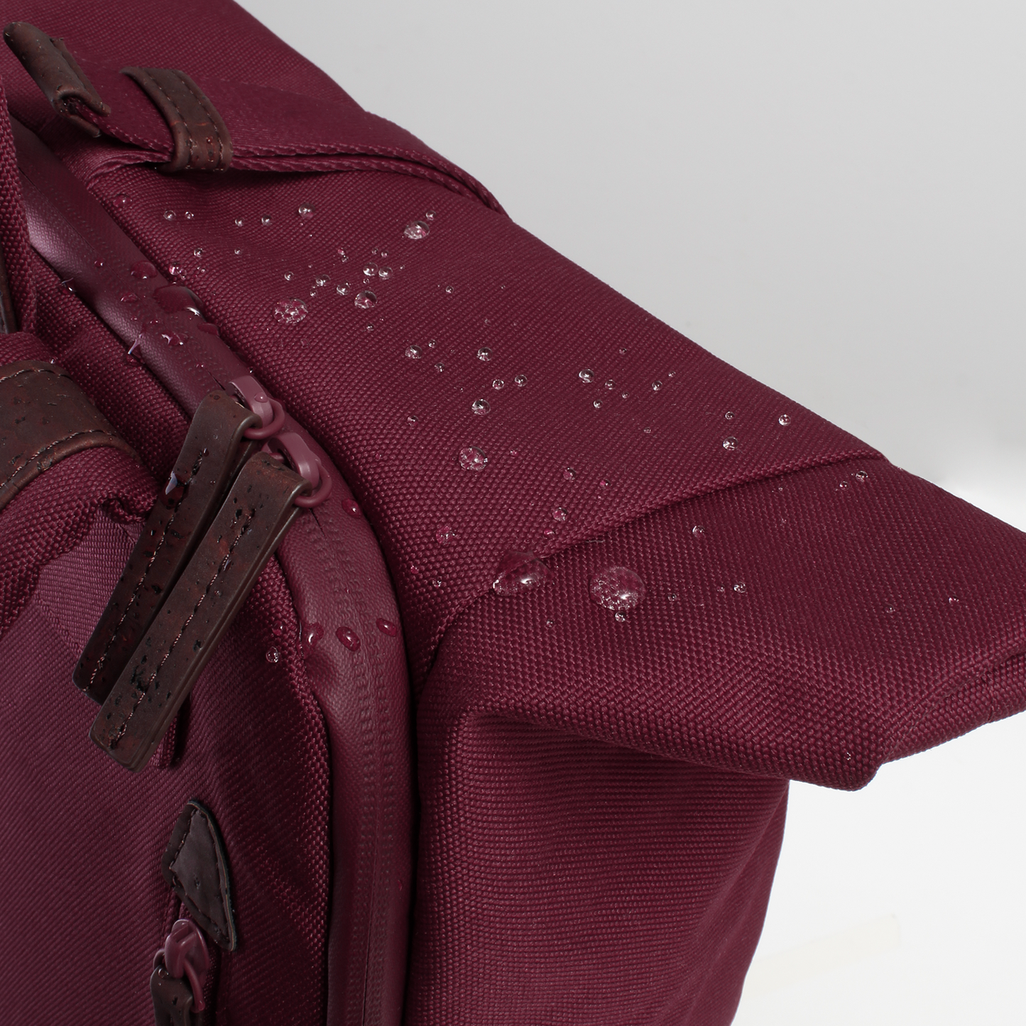 Rucksack Sperling Rolltop Daily *Bordeaux/Kork Braun*