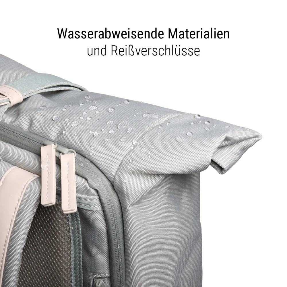 Rucksack Sperling Rolltop Daily *Mint/Creme* gepolstert