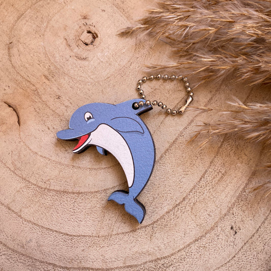 Schlüsselanhänger Motiv -Delfin-