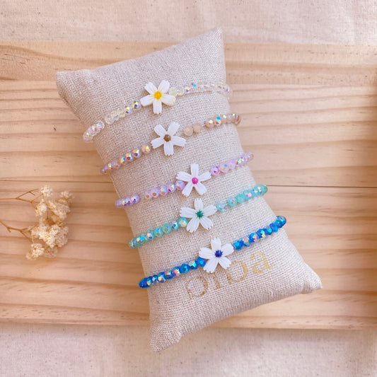 Armband elast. Gänseblümchen