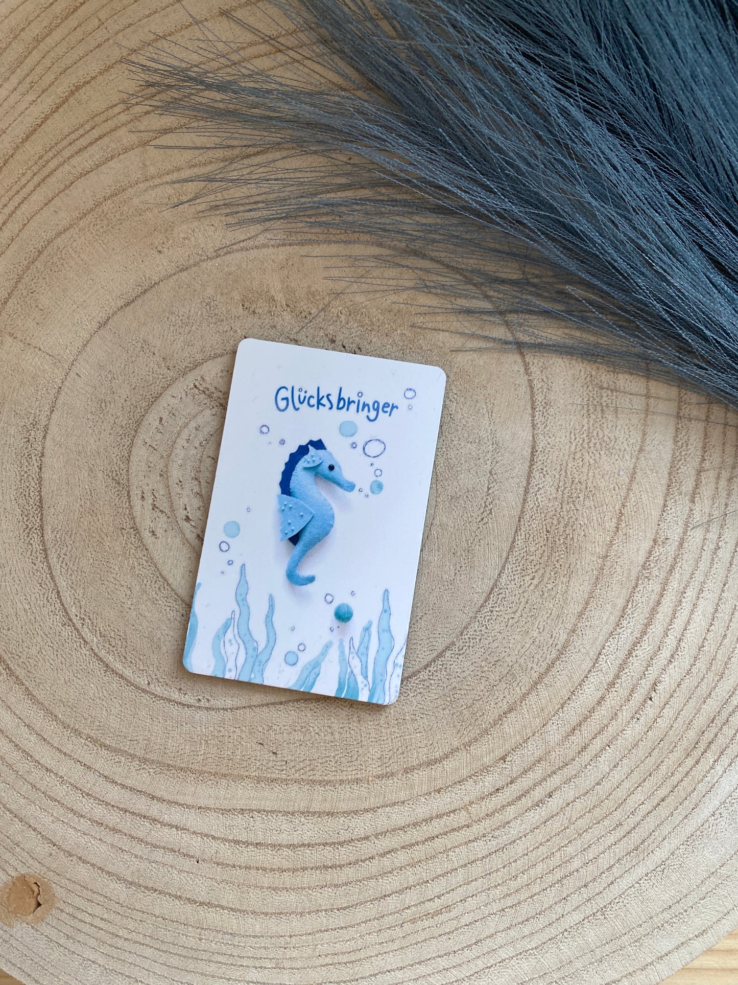 Magnet -Seepferdchen Glücksbringer-