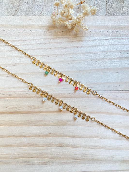 Armband -Sonnen Coins Perlen-