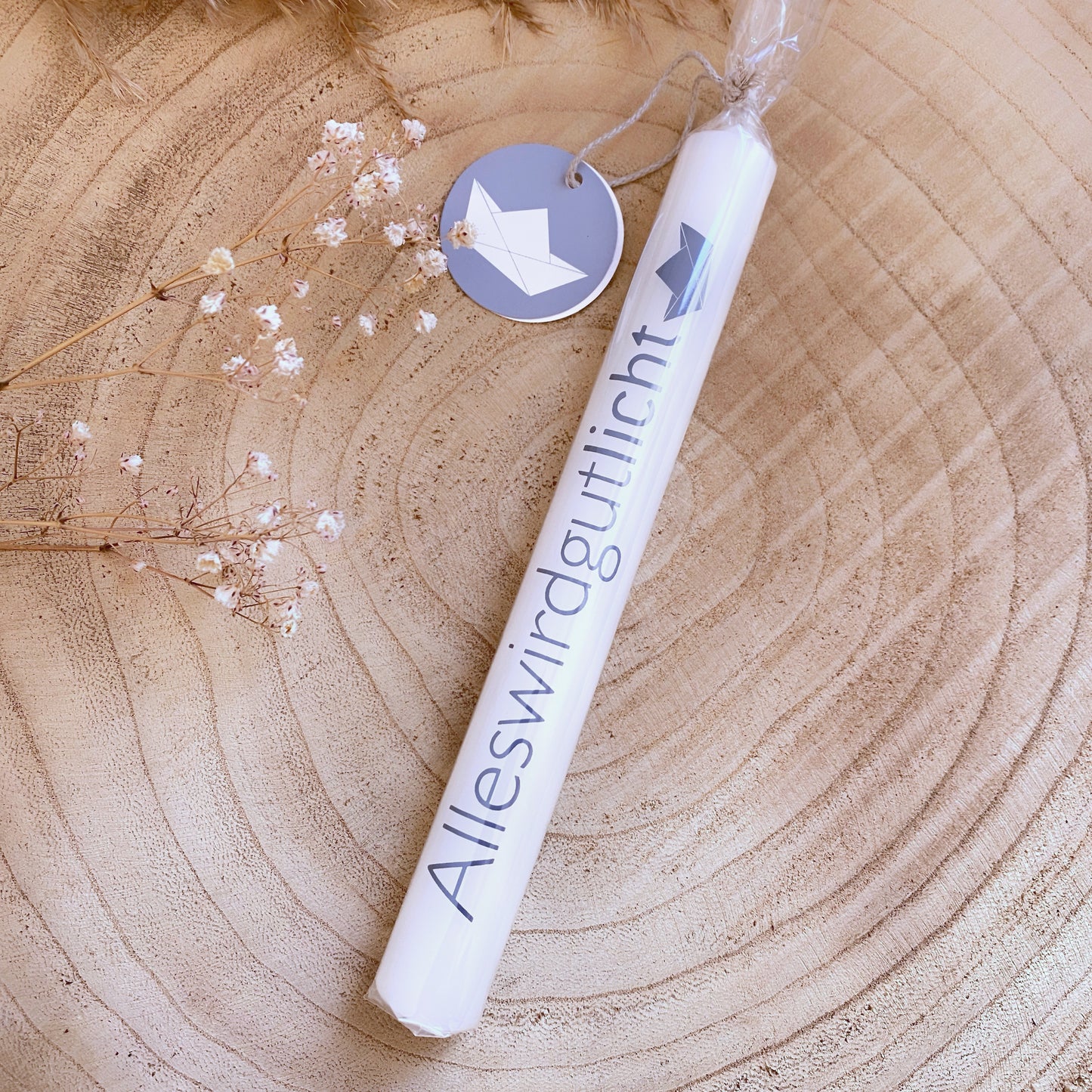 Kerze -Alleswirdgutlicht-