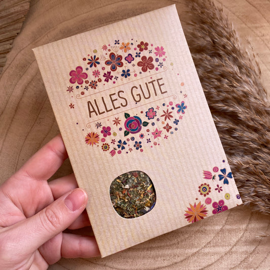 Gewürz Grußkarte -Alles Gute-