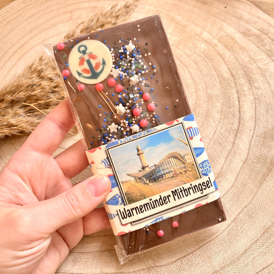 Schokolade Vollmilch -Warnemünder Mitbringsel-