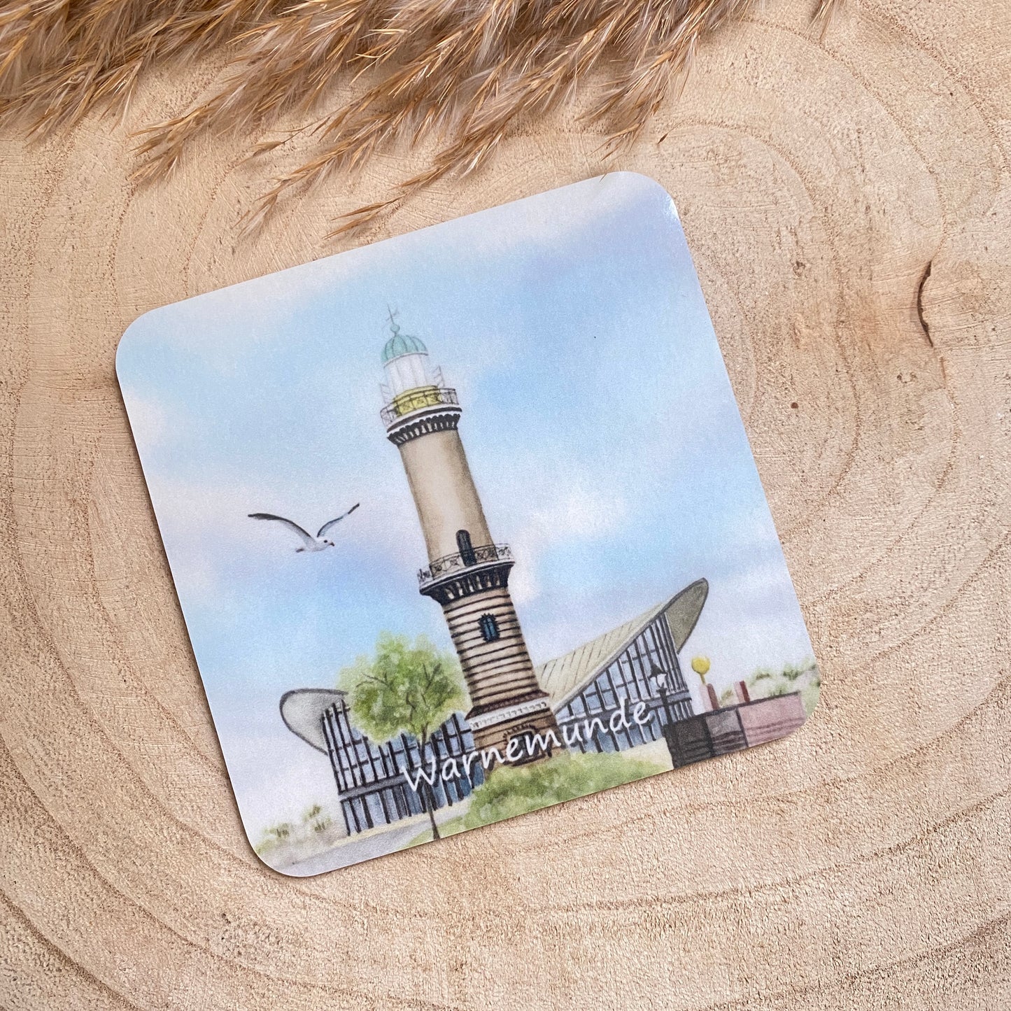 Untersetzer -Warnemünde/Teepott H-