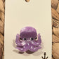 Haarklammer klein -Oktopus Flieder-