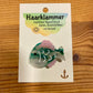 Haarklammer klein -Fisch grün/pink-