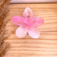 Haarklammer Flower -Verlauf Rosa/Weiß-