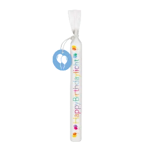 Kerze -HappyBirthdaylicht (buntdruck)-