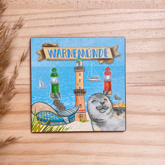 Magnet -Warnemünde gezeichnet-