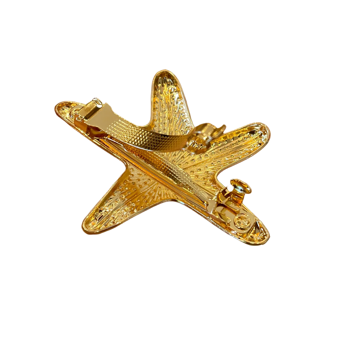 Haarclip -Seestern Gold-