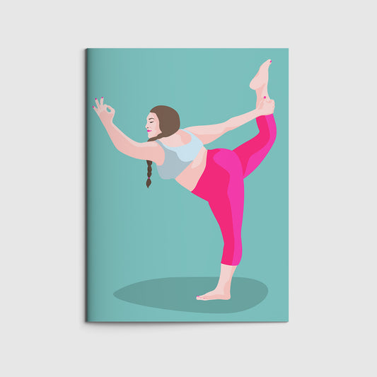 Notizheft Neon -Yoga Polly-