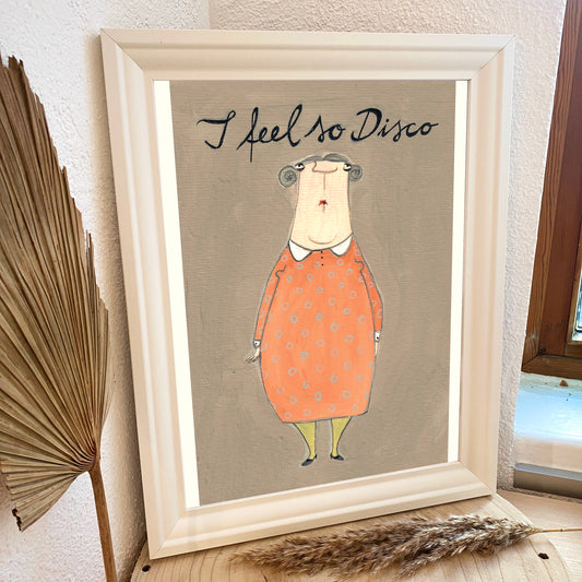 Kunstdruck A3 -I feel so Disco-