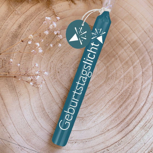 Kerze -Geburtstagslicht ocean-
