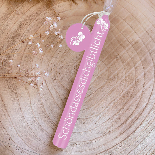 Kerze -Schöndassesdichgibtlicht-