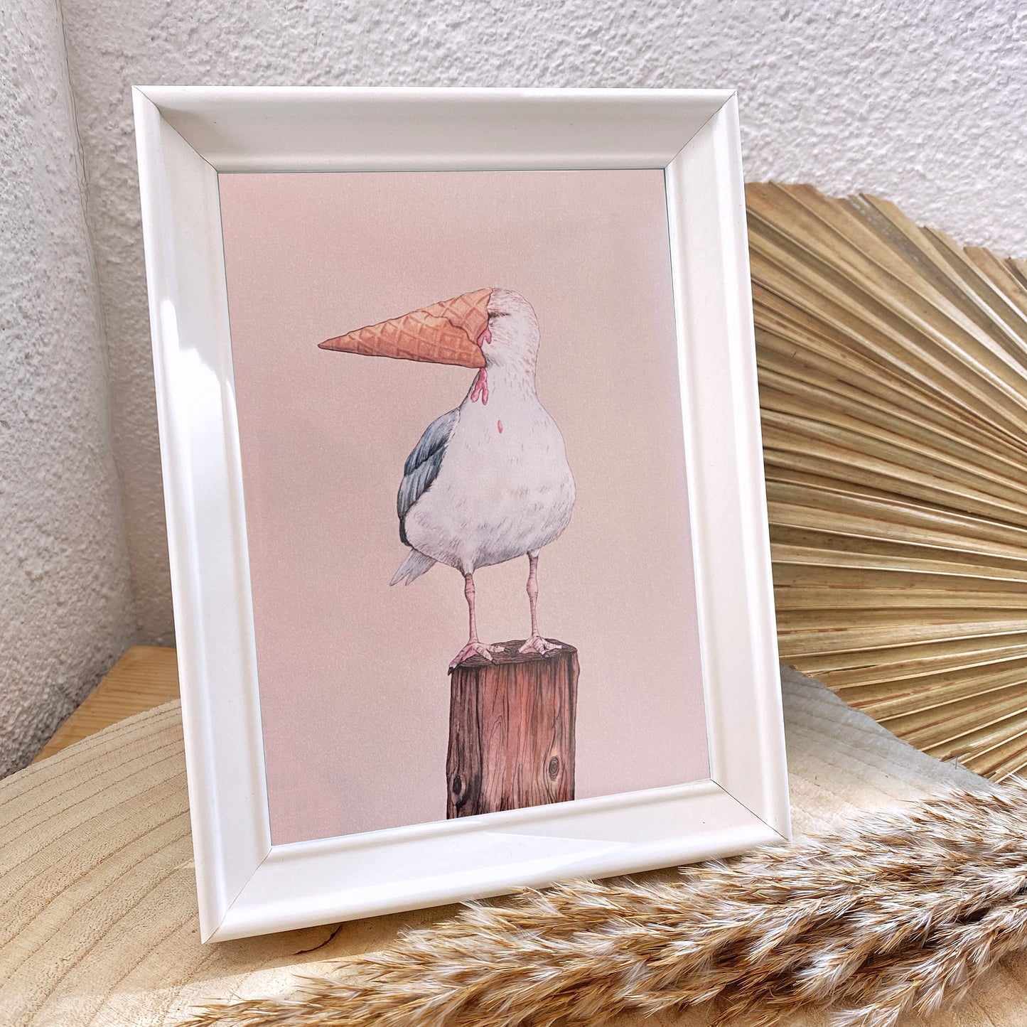 Kunstdruck 13x18 -Eismöwe-