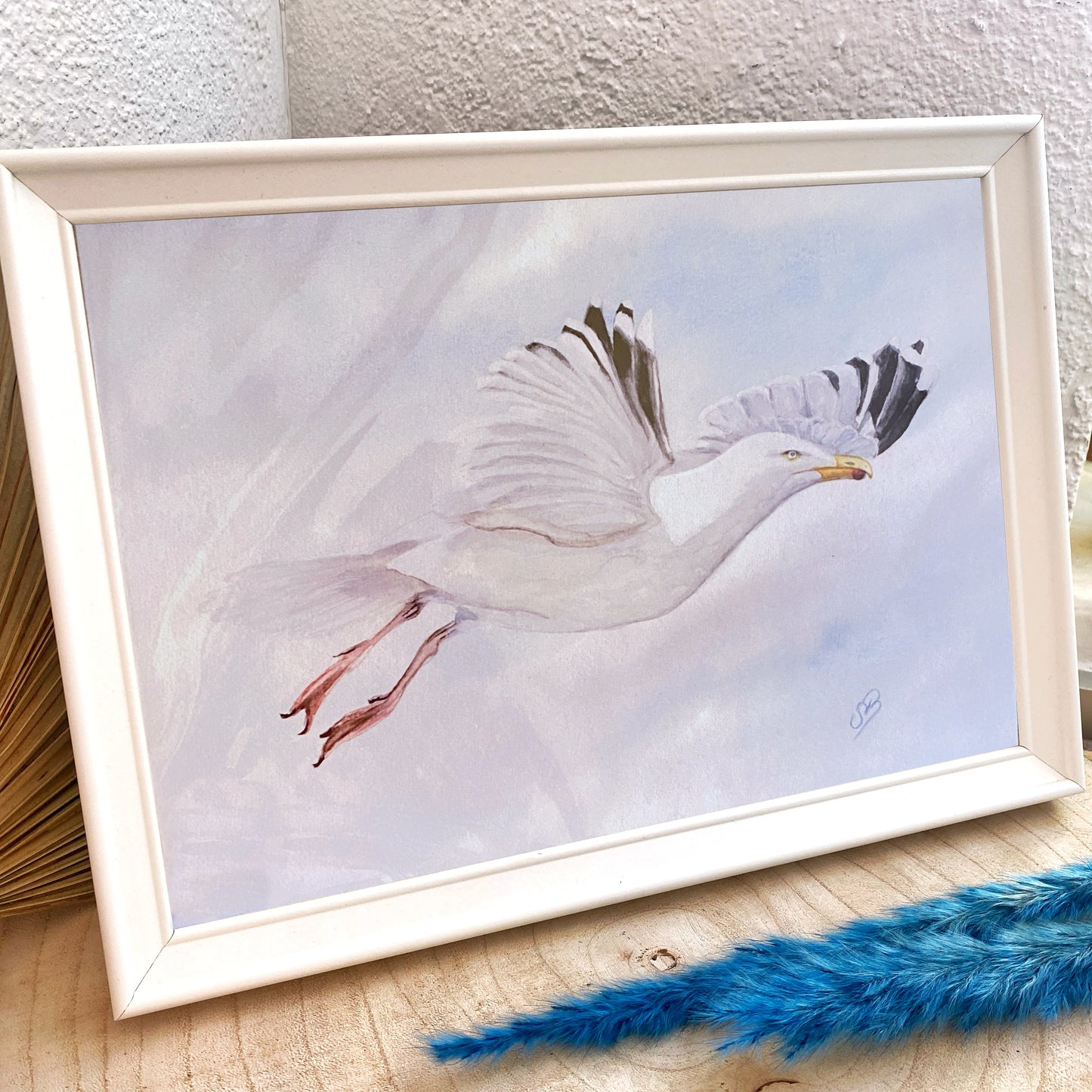 Kunstdruck A4 -Möwe-