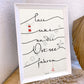 Kunstdruck A4 -lass uns an die Ostsee-