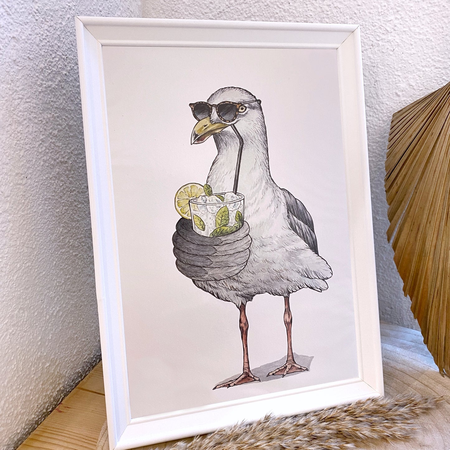 Kunstdruck A4 -Schluckmöwe-