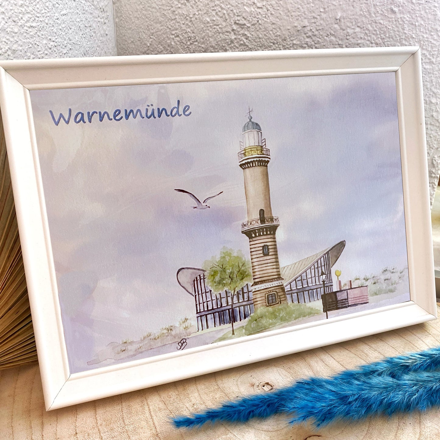 Kunstdruck A4 -Warnemünde/Teepott Q-