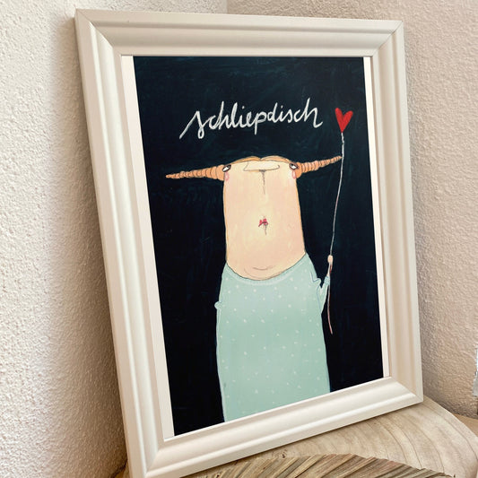 Kunstdruck A3 -Schliepdisch-