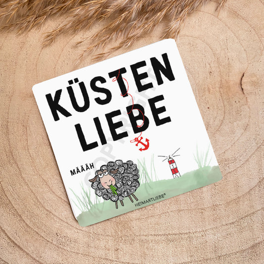 Untersetzer -Küstenliebe-