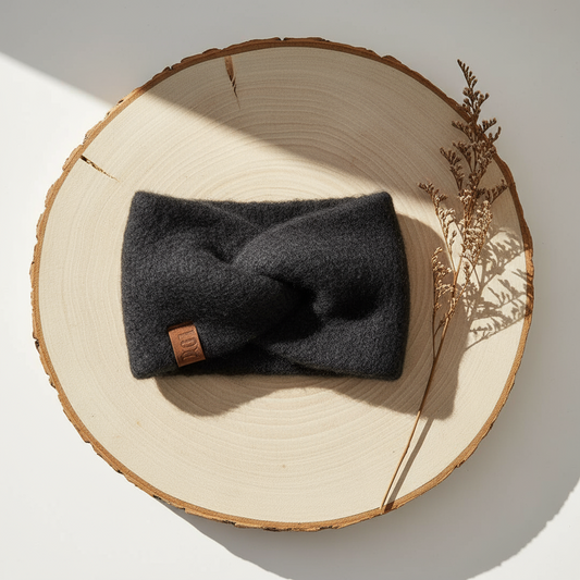 Stirnband Uni -Schwarz-