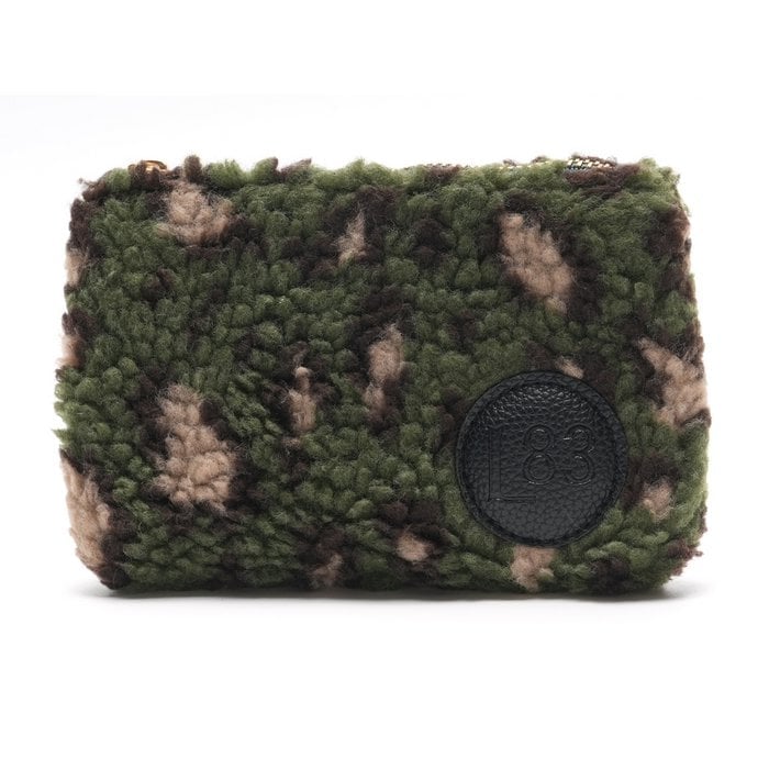 Täschchen Teddy -Leo Dunkelgrün-