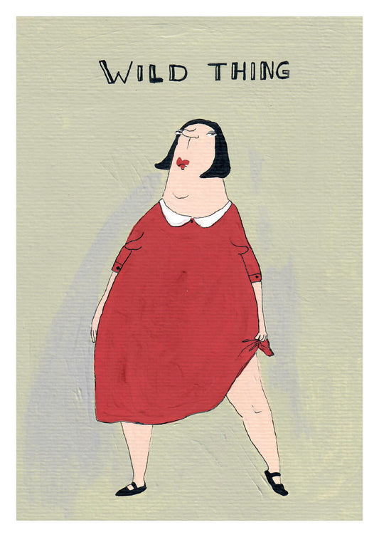 Kunstdruck A4 -Wild thing-