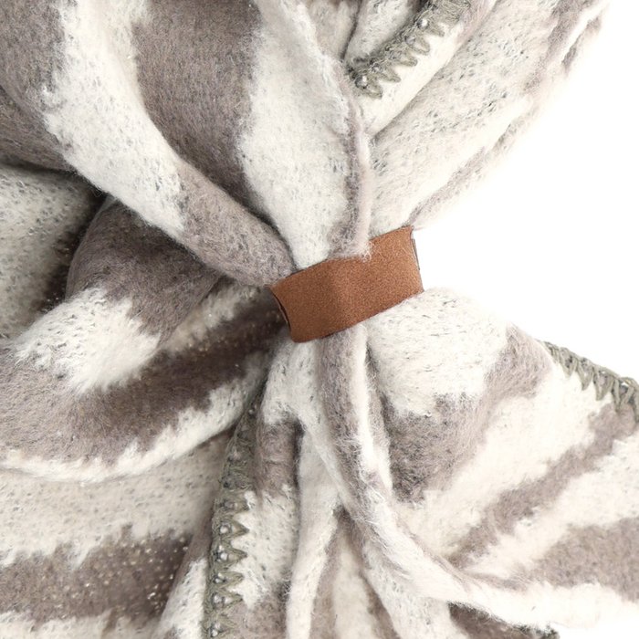 Schal Cebra -Hellgrau-