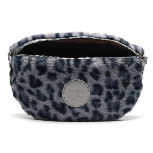 Bauchtasche Fell -Leo Grau-